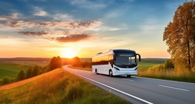 Freeville NY motorcoach bus for 30 to 56 passengers, long trips and big groups